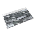 Black Gray Stone Tile Peel And Stick Wallpaper Home Decoration Waterproof Self-Adhesive Wallpaper For Bathroom Kitchen Living Room Splash-proof Removable No Glue Required Easy To Install