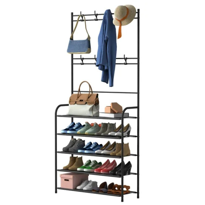 Entrance Channel Clothing And Hat Storage Rack