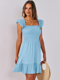 Women's Clothing Dress High Waist Backless