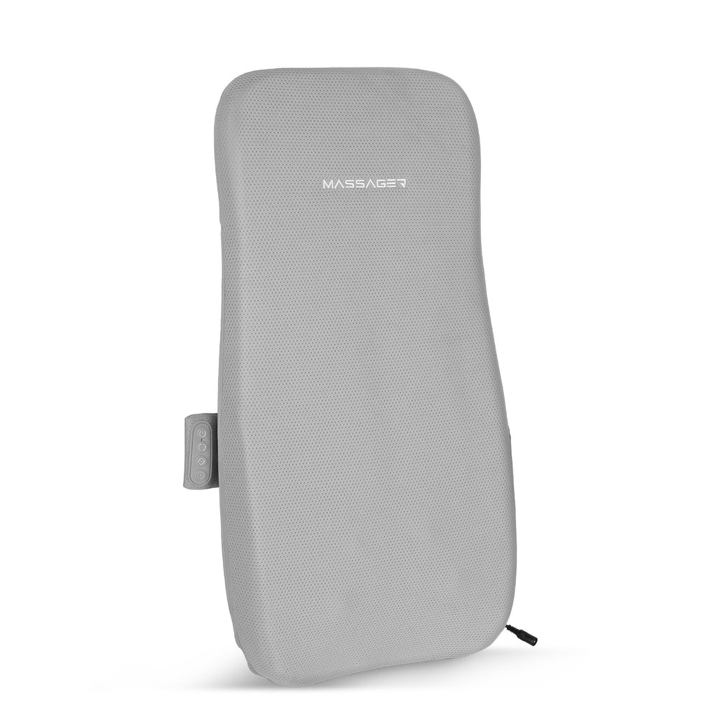 1 Set Full Back Massager With Rolling Kneading Nodes Soothing Heating 3D Deep Tissue Shiatsu Chair Massage Pad For Lumbar Upper Lower Back Gift For Women Men