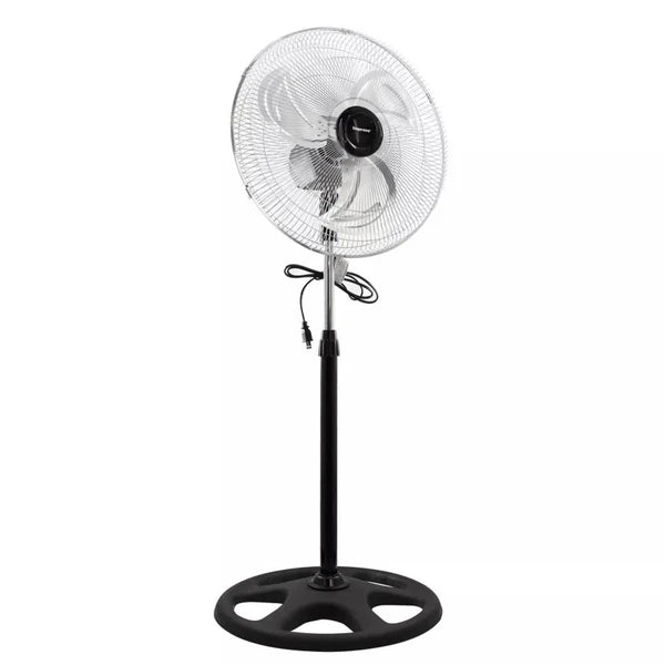 Impress 18-Inch 2-in-1 Chrome Hi-Speed Industrial Oscillating Fan