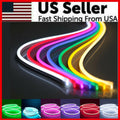 12V Flexible Sign Neon Lights Silicone Tube LED Strip Waterproof USA