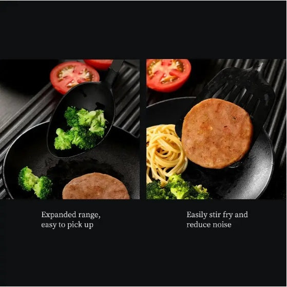 Cooking Utensil Set Premium 5 Piece Kitchen Utensil Set - Stainless Steel Handle And Nylon Faucet, Non-Stick, Heat Resistant, For Home, Kitchen Gift