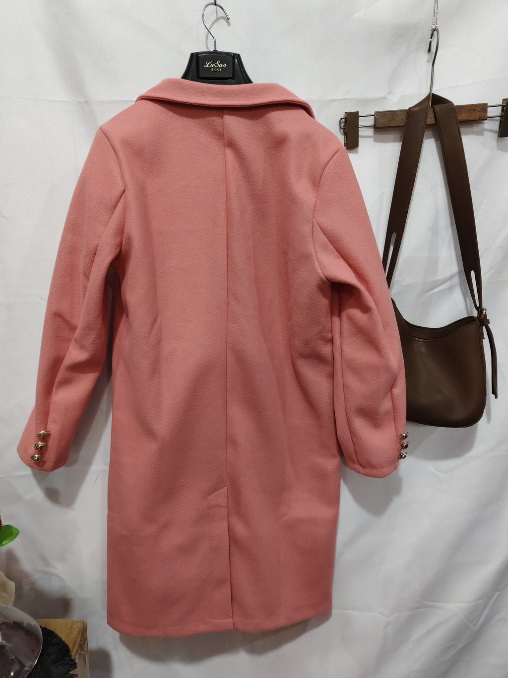 Mid-length Woolen Women's Coat