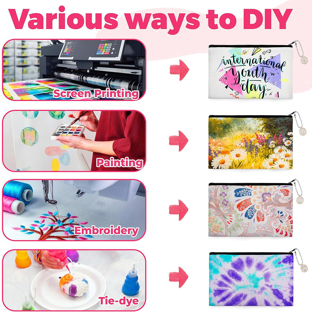 12 Pcs Paintable Blank Canvas