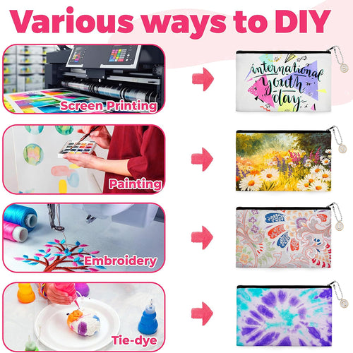 12 Pcs Paintable Blank Canvas