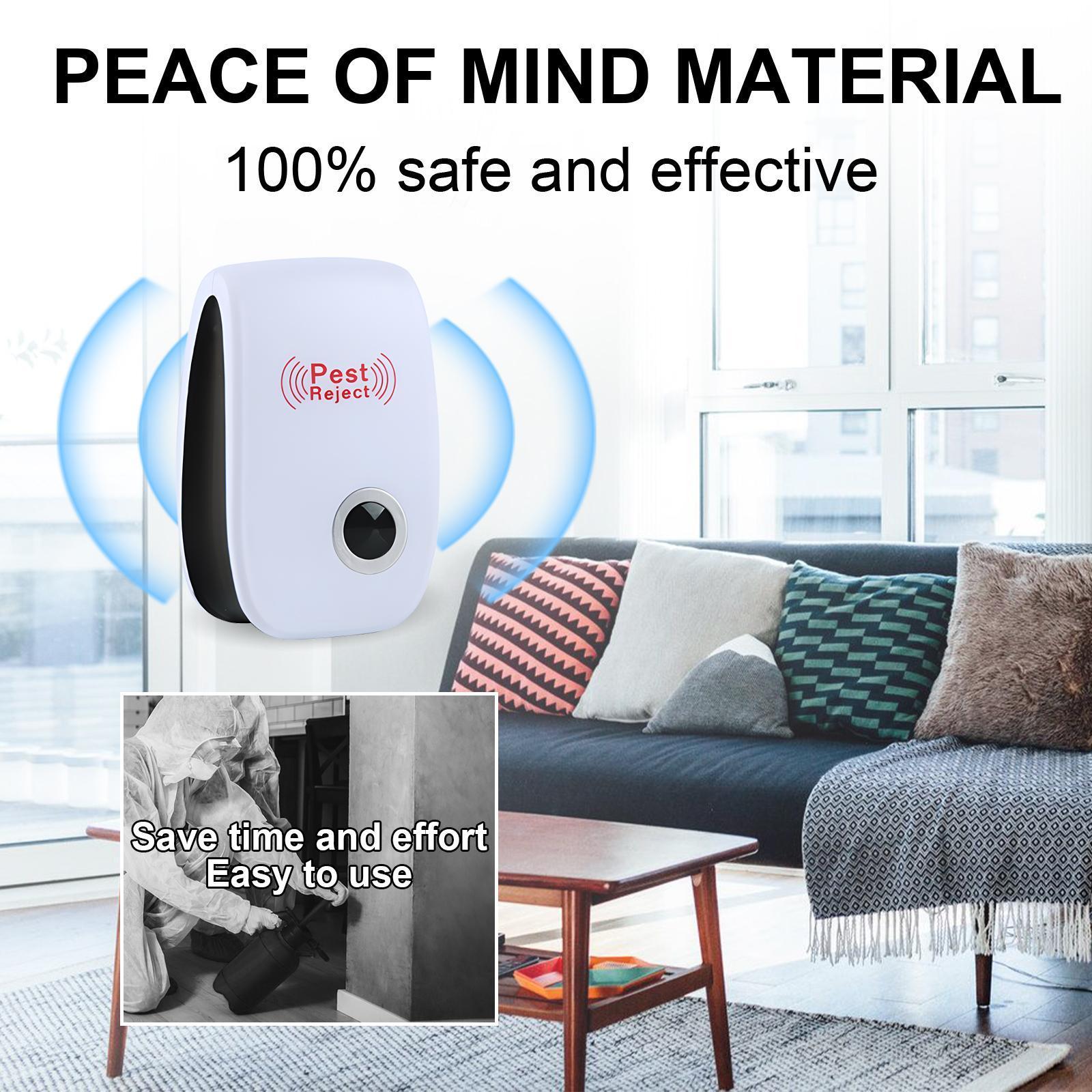 Jueyu Ultrasonic Home Mosquito, Cockroach, And Mouse Repellent Plug-in Smart Nightlight Insect Repeller