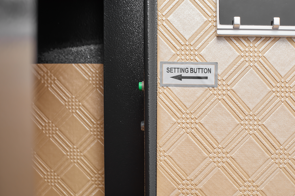 Security Electronic Steel Home Safe, Anti-Theft Digital Security Lock Box With Smart Alert System, Removable Shelf, Mute Function, Personal Document Safes For Money Jewelry