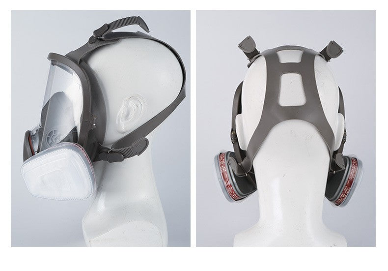 6800 Full Face Gas Mask 15 IN 1 Chemical Vapor Paint Spray Respirator With Filter