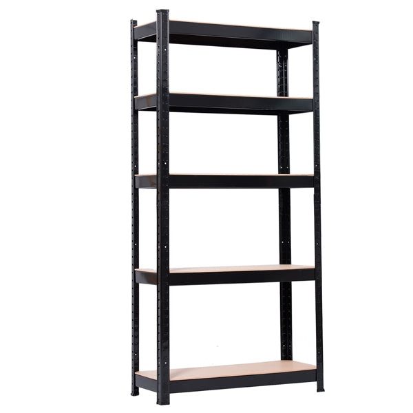Five Layer Black Household Metal Shelf