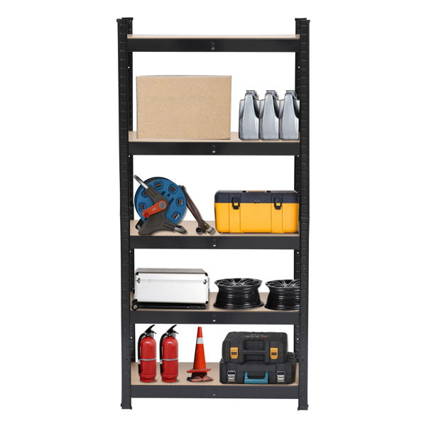 Five Layer Black Household Metal Shelf