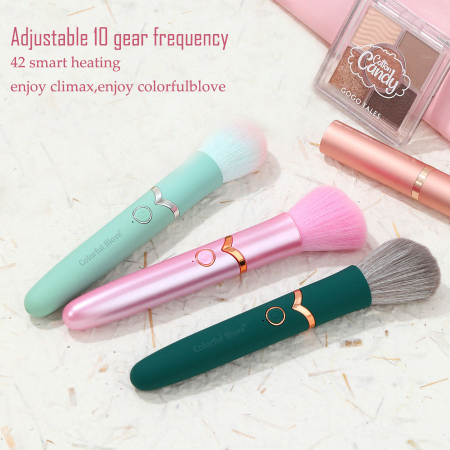 Discreet Mini Bullet For Women  Elegant Makeup Brush Vibrator,Travel Friendly Body Massager With Nipple Stimulation