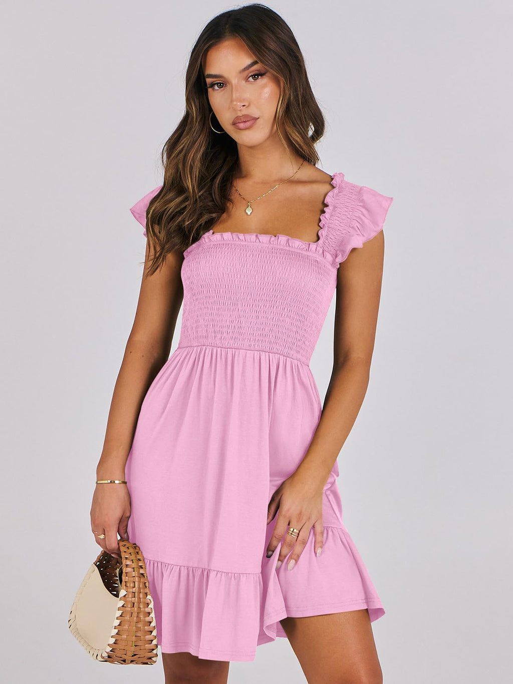 Women's Clothing Dress High Waist Backless