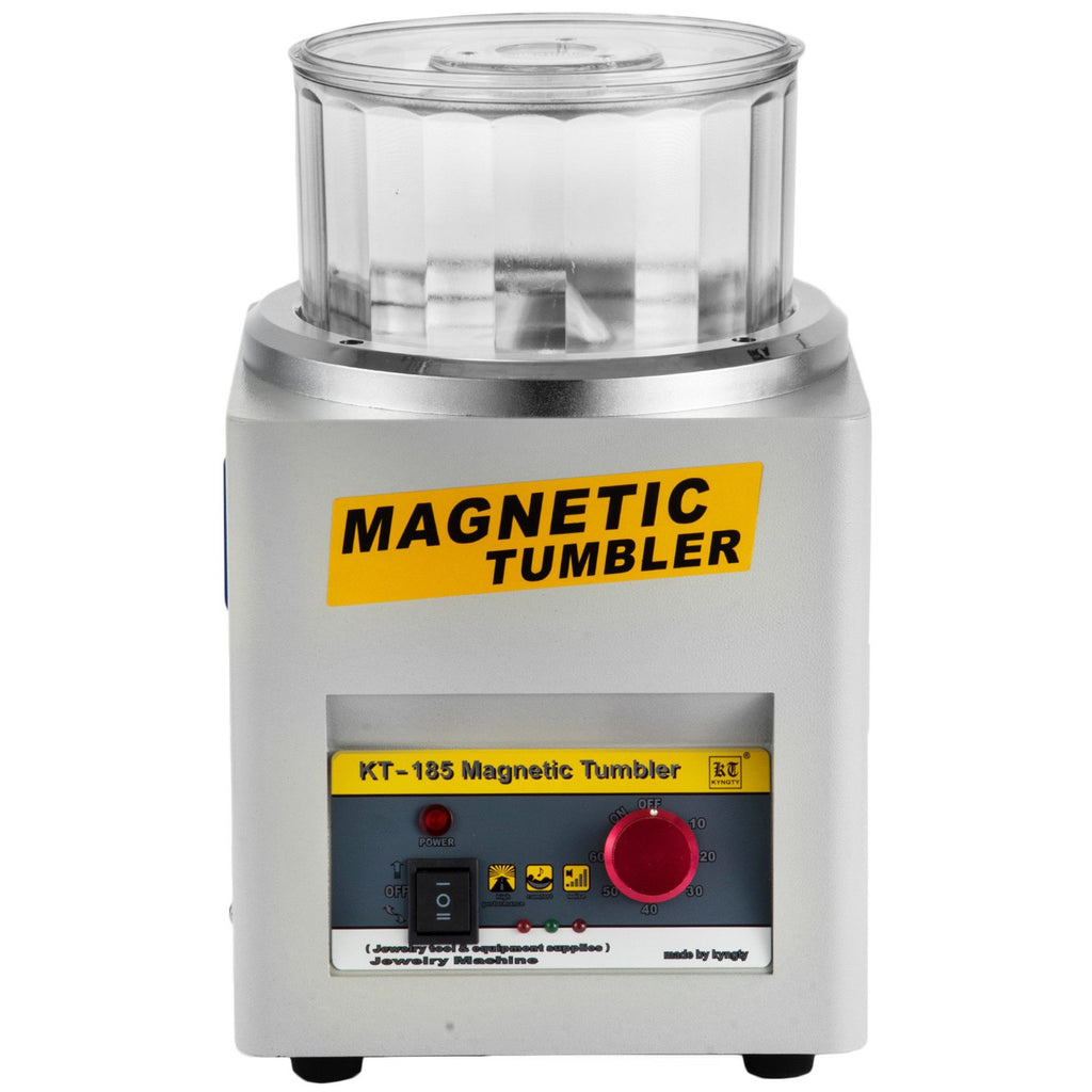 Magnetic Tumbler, 180mm Jewelry Polisher Tumbler,2000 RPM KT-185 Jewelry Polisher Finisher With Adjustable Direction And Time For Jewelry