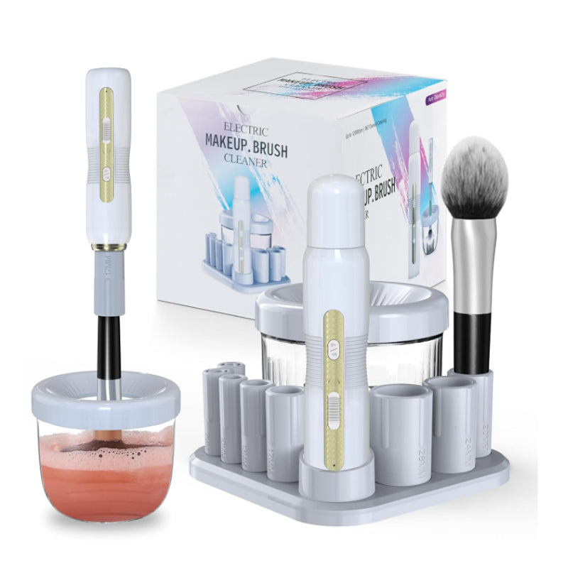 Electric Makeup Brush Scrubber,Multi Functional Automatic Cleaner,Quick Wash Quick Dry Makeup Brush Cleaner