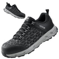 Steel Toe Shoes For Men, US Size 11, Men’s Cushion Sport Safety Toe Athletic Work Shoe, Indestructible Safety Sneakers Lightweight,Breathable Industry Construction Work Shoes, Black