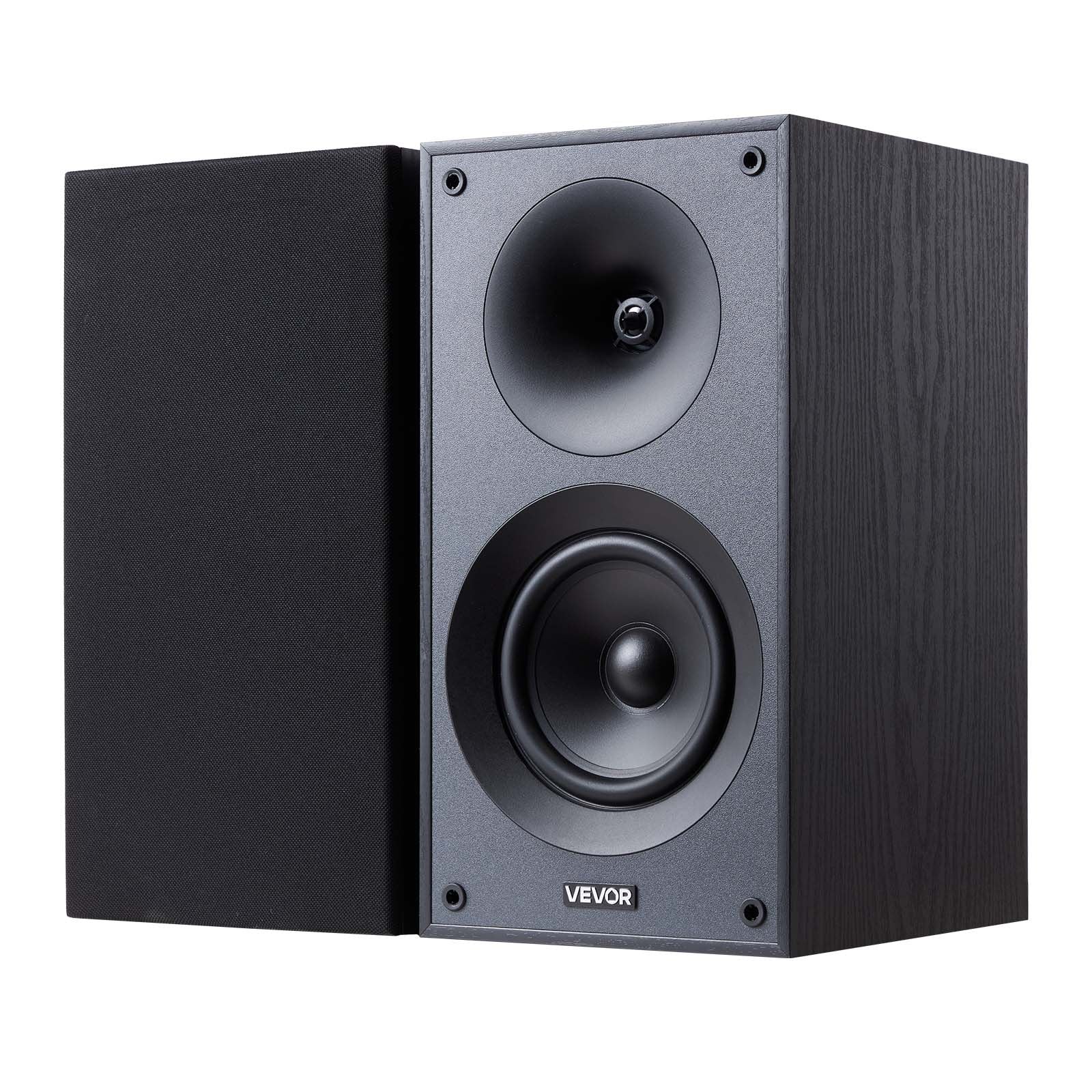 Passive Bookshelf Home Speakers Pair Of Stereo Audio Speakers Cone 65Hz-20KHz