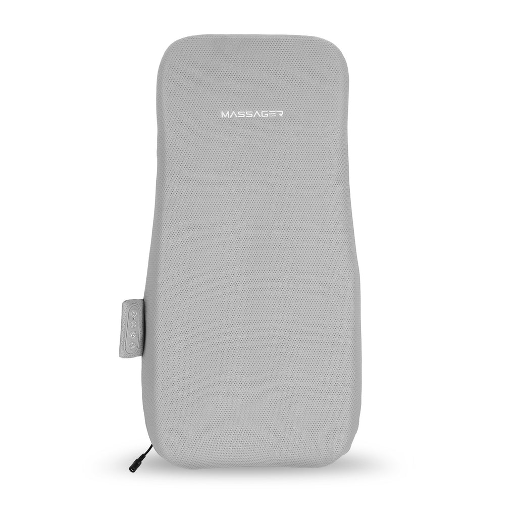 1 Set Full Back Massager With Rolling Kneading Nodes Soothing Heating 3D Deep Tissue Shiatsu Chair Massage Pad For Lumbar Upper Lower Back Gift For Women Men