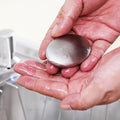 Oval Stainless Steel Fat Round Metal Odor Removal Soap Deodorant Large Soap
