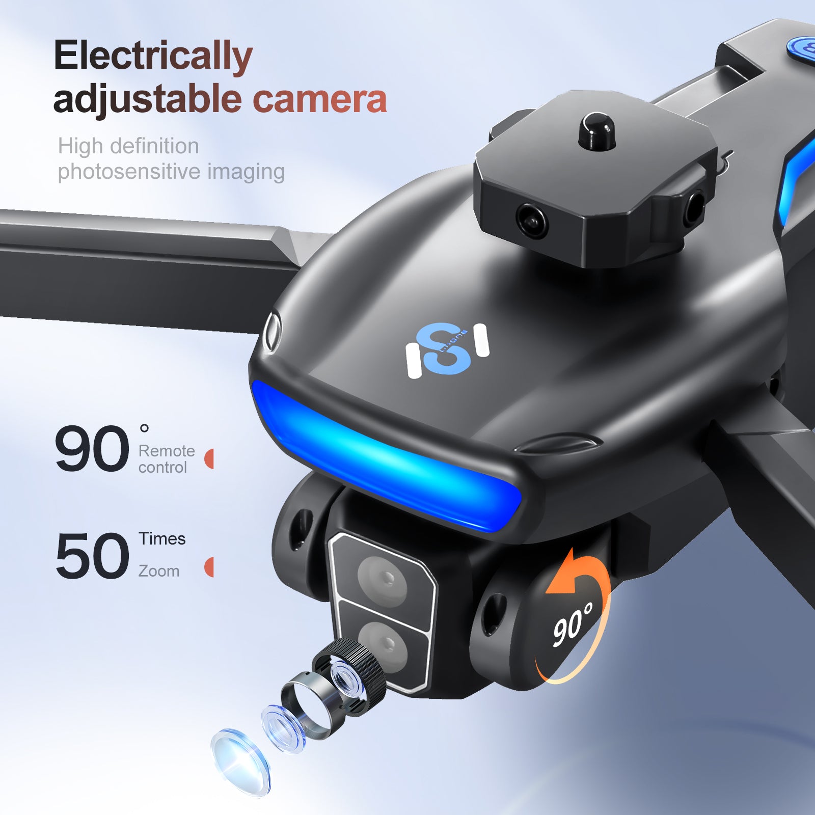 GPS Drone S181 Drone Brushless One-Key Return Intelligent Obstacle Avoidance Quadcopter Remote Control