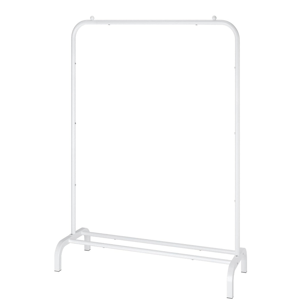 1Pc 33lbs Loading Garment Racks Freestanding Clothing Racks Clothes Rack Stands Organizer With Bottom Shelf For Dormitory Home